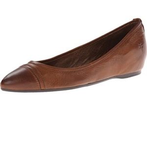 Frye Alicia Cognac Ballet Flat Size 7.5